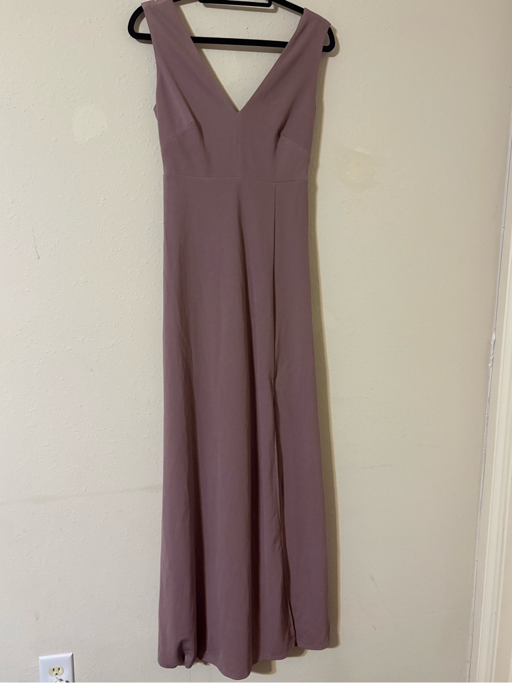 Birdy Grey Dusty Mauve V-Neck Bridesmaid Gown